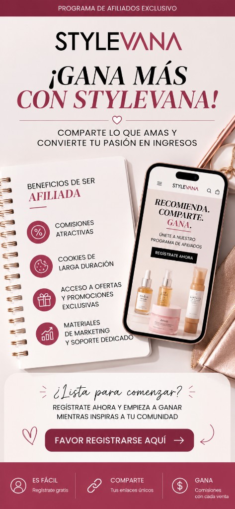 Stylevana · vendé y ganá comisión